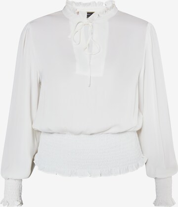 faina Blouse in Wit: voorkant