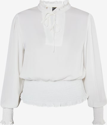 faina - Blusa en blanco: frente