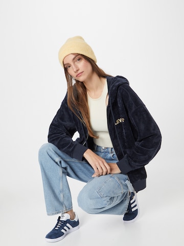 LEVI'S ® Tepláková bunda 'Graphic Liam Hoodie' - Modrá