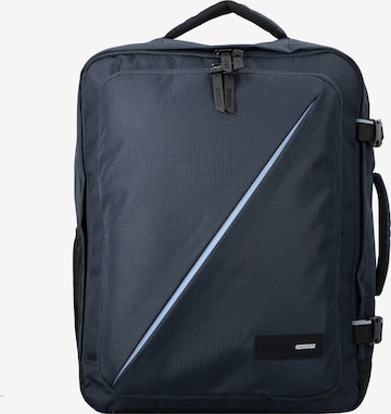 American Tourister Laptoptas in Blauw: voorkant