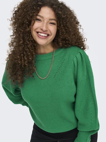 ONLY Carmakoma Sweater 'Fia Katia' in Green
