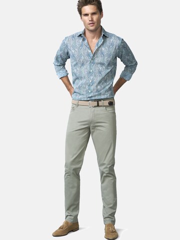 MEYER Regular Jeans 'M5 Five 1-6075' in Groen