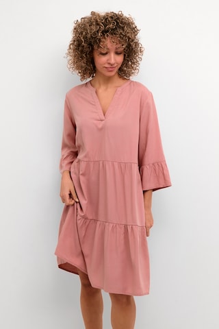 Cream Dress 'Imla' in Pink