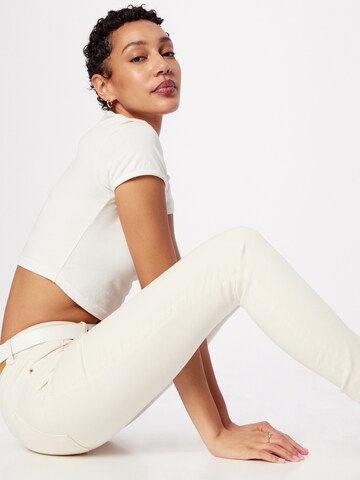 VERO MODA Skinny Jeansy 'Lux' w kolorze beżowy