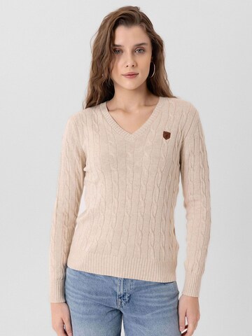 Jacey Quinn Sweater 'Joaquin' in Beige