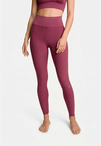 Skinny Pantaloni sport 'Beverly' de la OCEANSAPART pe roz: față