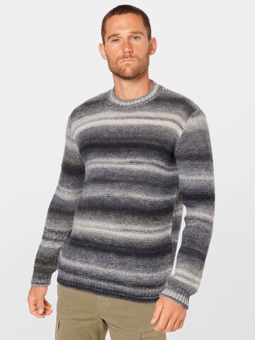 UNITED COLORS OF BENETTON Sweater in Grey: front