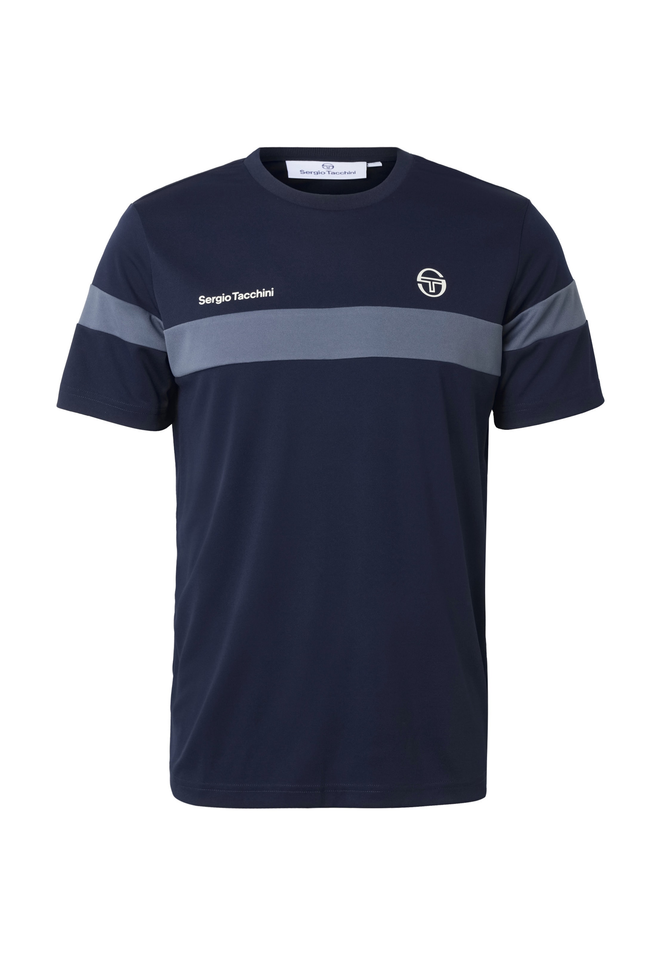 Sergio Tacchini Shirt 'Leone' in Blauw: voorkant