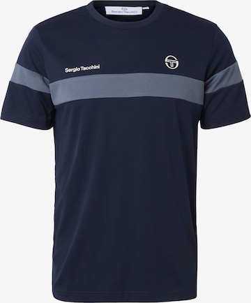 T-Shirt 'Leone' Sergio Tacchini en bleu : devant