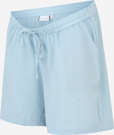 MAMALICIOUS Pantalon 'LOUIZA' en bleu clair, Vue avec produit