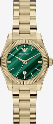 Emporio Armani Analoguhr in Gold: Vorderseite