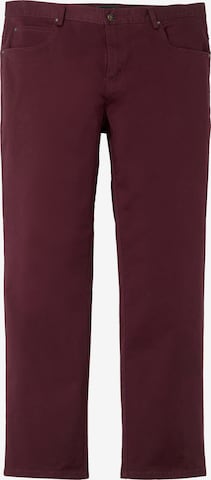 Boston Park Regular Broek in Rood: voorkant