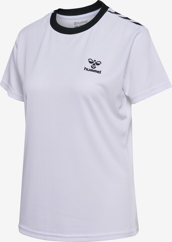 T-shirt fonctionnel 'Staltic Poly' Hummel en blanc