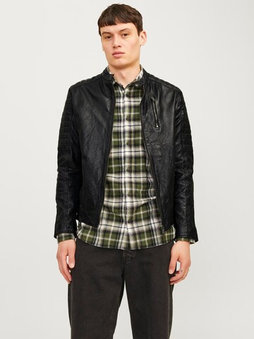 JACK & JONES Between-season jacket 'JJERichard' in Black: front