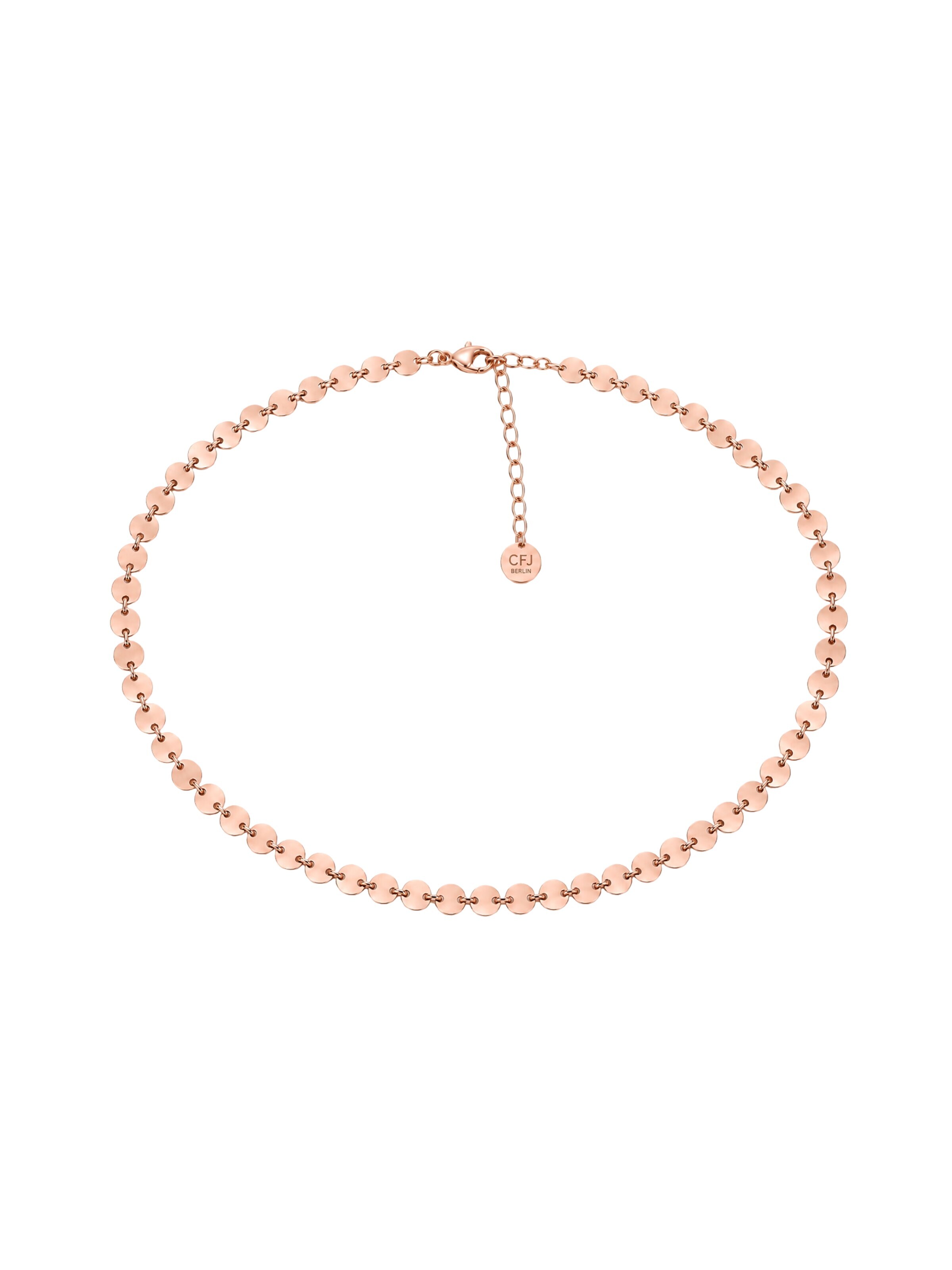 CLASSYANDFABULOUS Jewelry Kette 'NEVE'‌‌‌‌ in Gold: Vorderseite