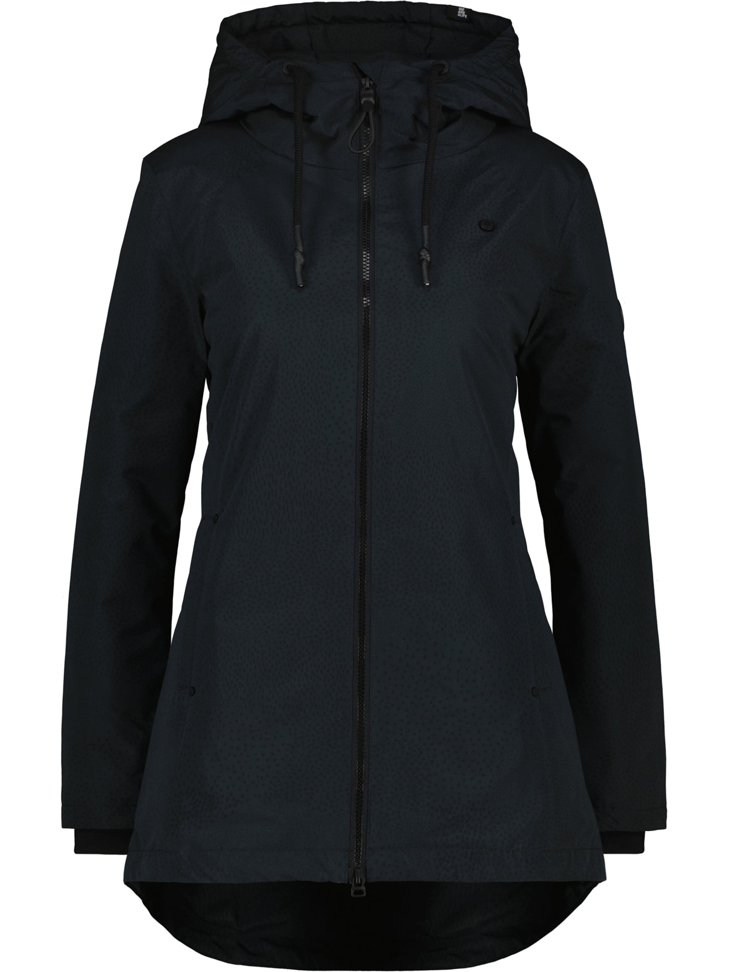 alife & kickin Zimní bunda 'LilouAK B' – černá: přední strana