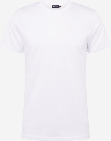 BURTON MENSWEAR LONDON T-shirt 'Mercerised' i vit: framsida