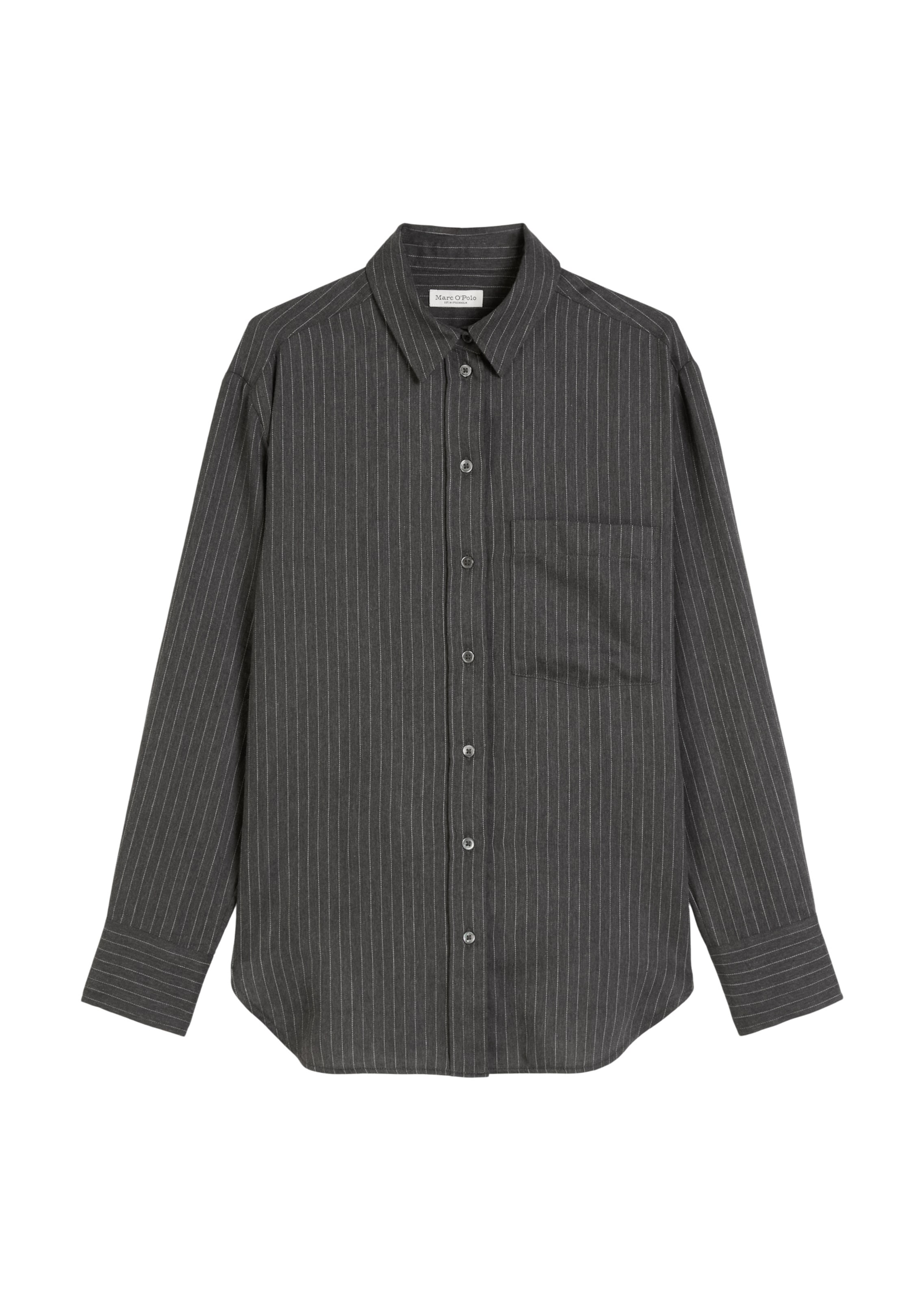 Marc O'Polo Bluse in Grau: Vorderseite