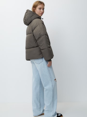 Geacă de primăvară-toamnă de la Pull&Bear pe maro