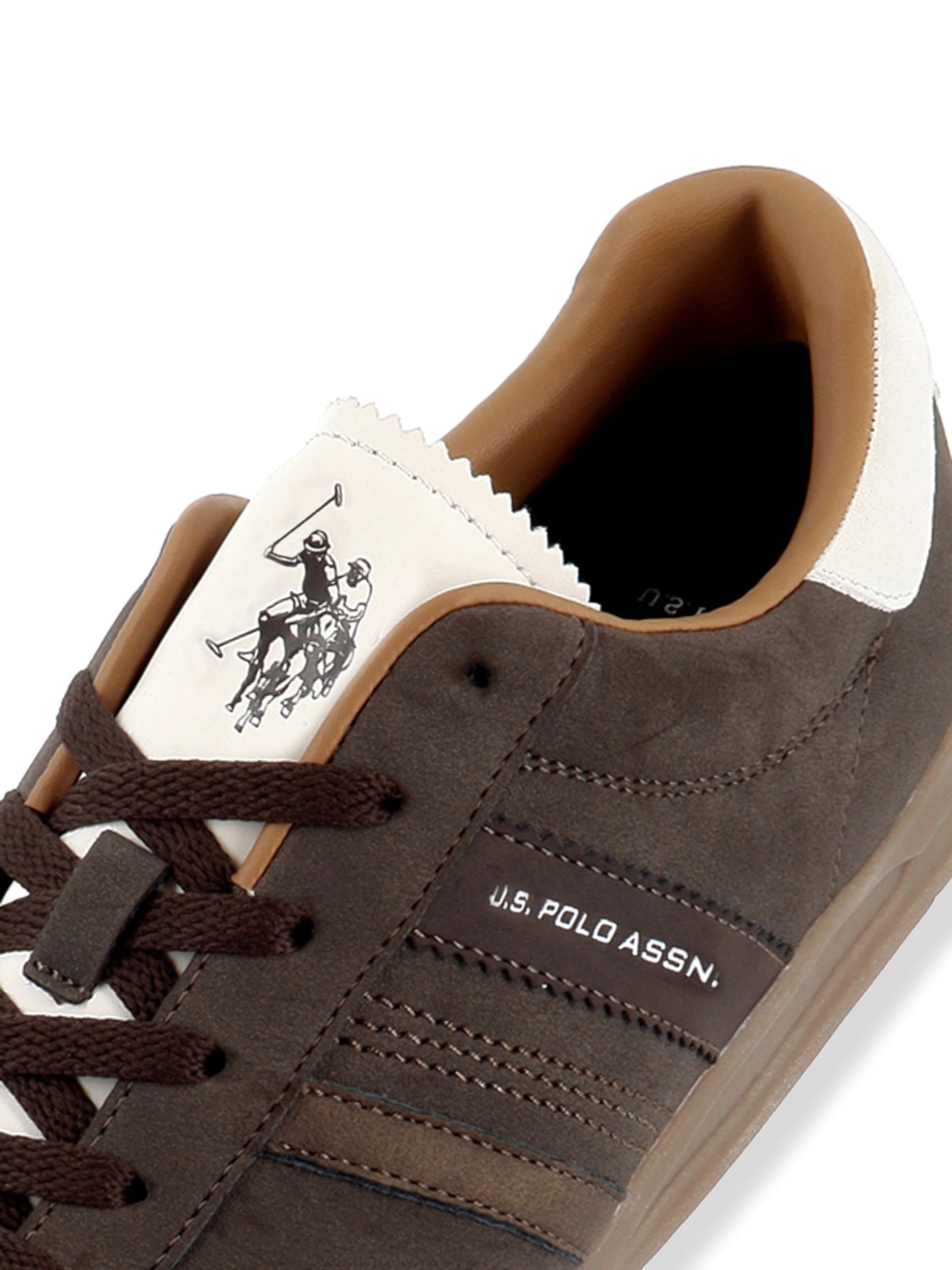 Baskets basses 'Jazz' US POLO ASSN. en marron