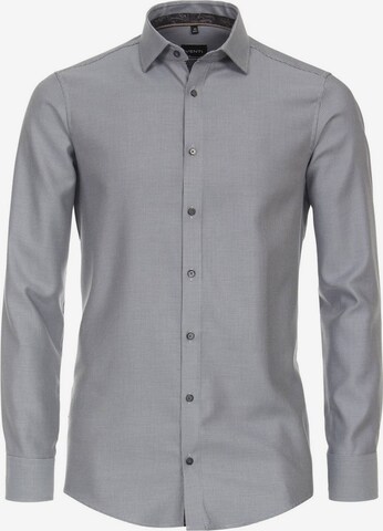 VENTI Regular fit Business Shirt in Grey: front
