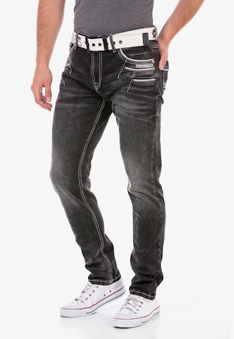 CIPO & BAXX Regular Jeans in Zwart