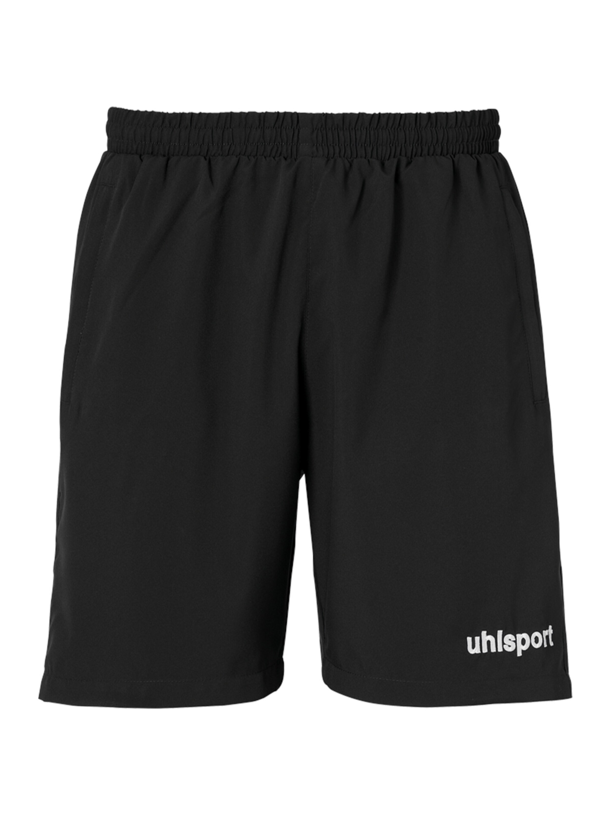 UHLSPORT Sportshorts in Schwarz: Vorderseite