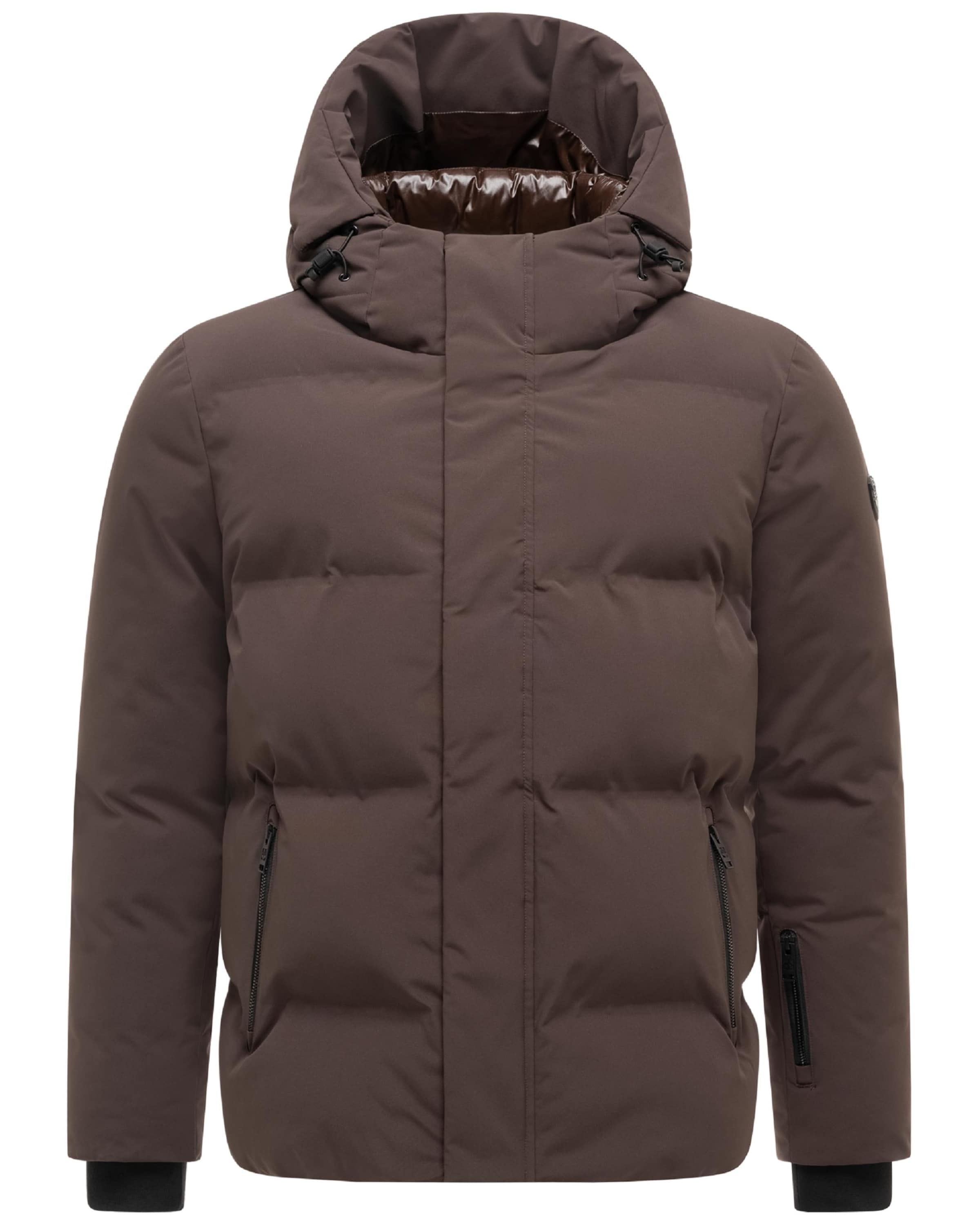 STONE HARBOUR Winterjas 'Nerioo XX' in Bruin: voorkant