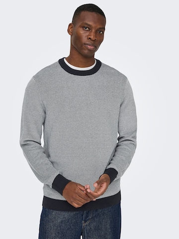Only & Sons Pullover 'ONSTAP' in Blau