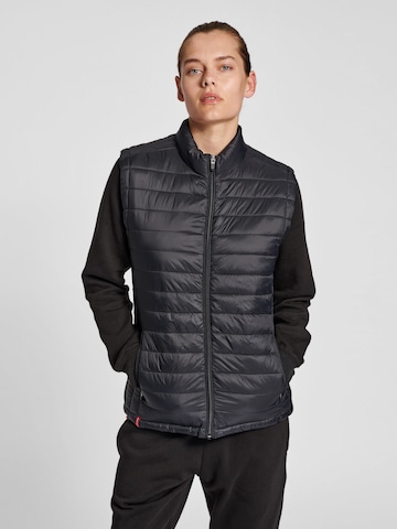 Hummel Bodywarmer in Zwart: voorkant