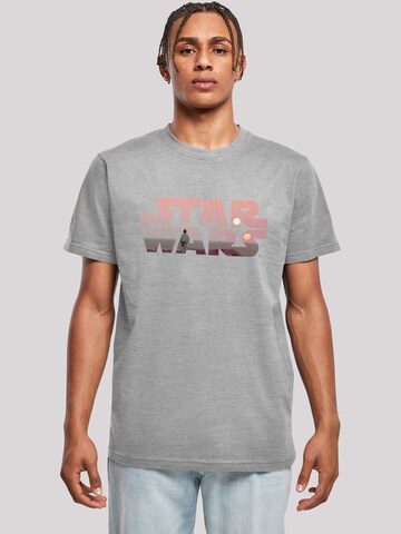 T-Shirt 'Star Wars' F4NT4STIC en gris : devant