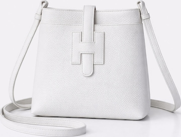 COLLEZIONE ALESSANDRO Crossbody Bag 'Holunder' in White: front