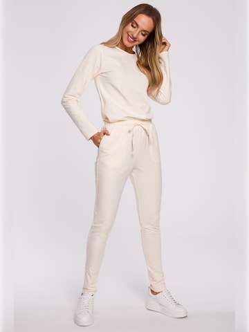 made of emotion - Jumpsuit en beige