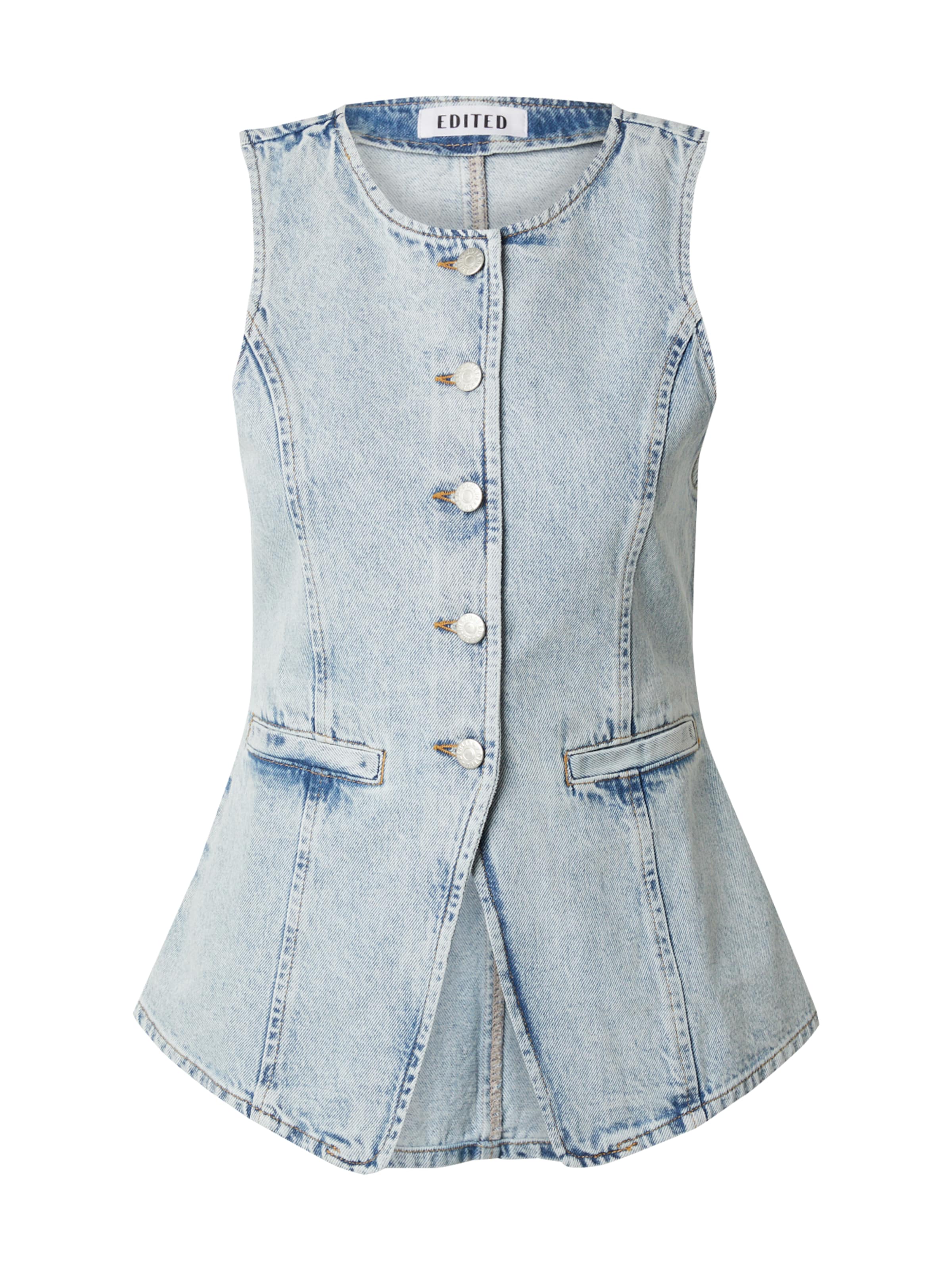 EDITED - Chaleco 'Lyla' en azul: frente