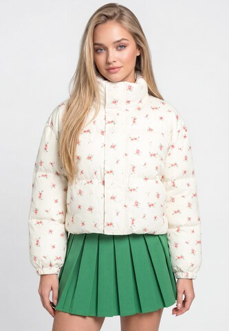 MYMO Winterjas in Beige: voorkant