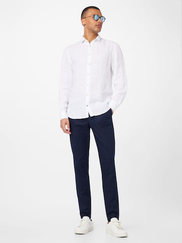 Coupe regular Chemise business COLOURS & SONS en blanc