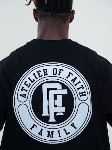 T-Shirt 'ATLR FAMILY SIGNATURE' ATELIER OF FAITH en noir