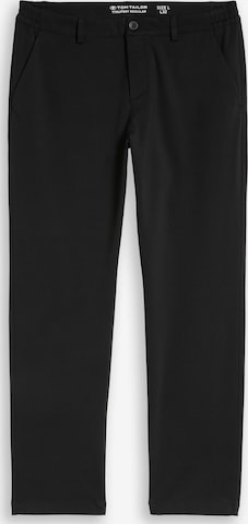 TOM TAILOR Chino 'Rupert' in Zwart: voorkant