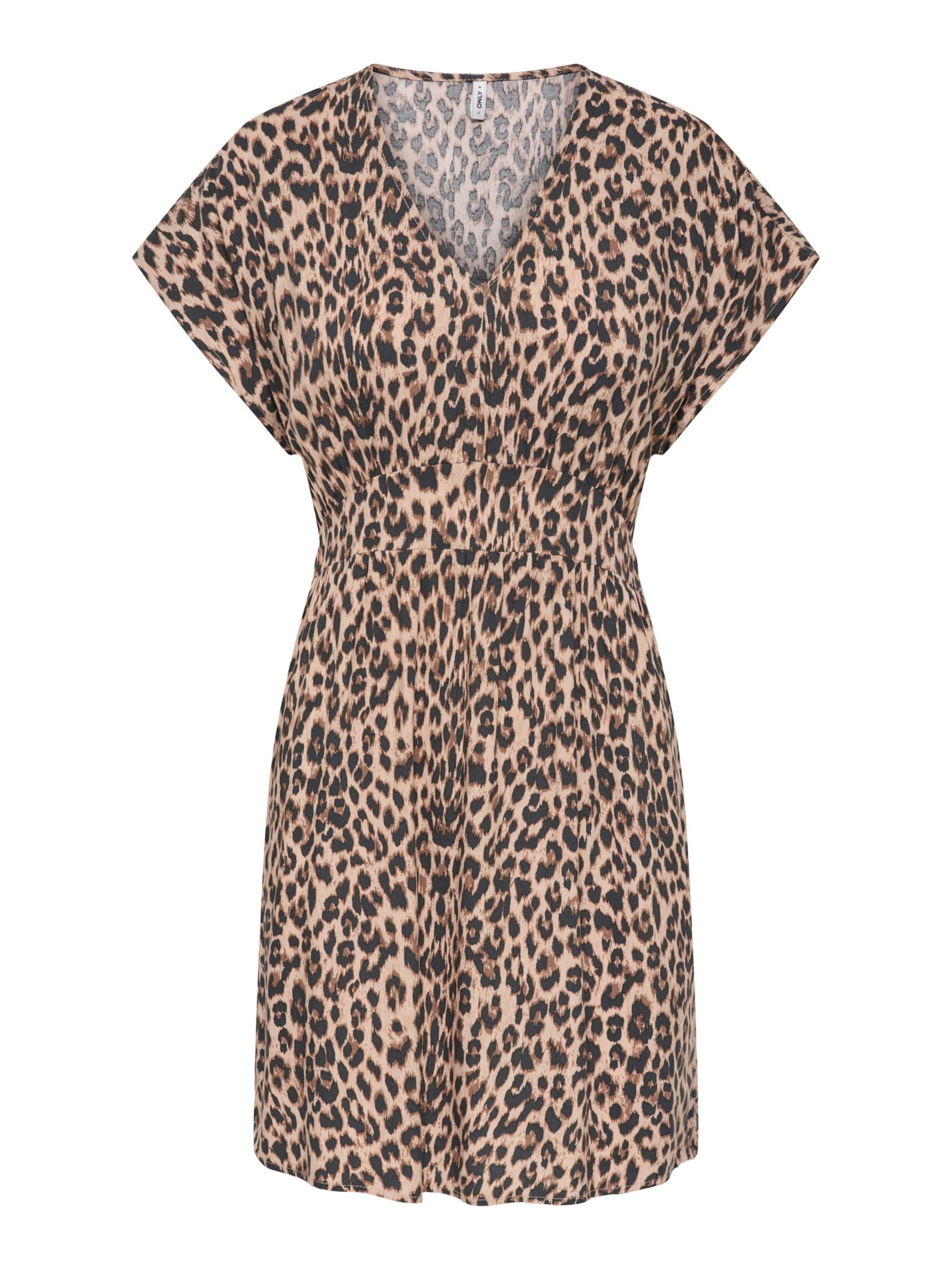 ONLY Robe 'ONLNova' en beige / noisette / noir, Vue avec produit