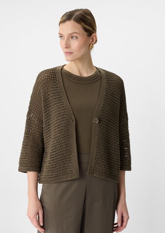Cardigan COMMA en marron : devant