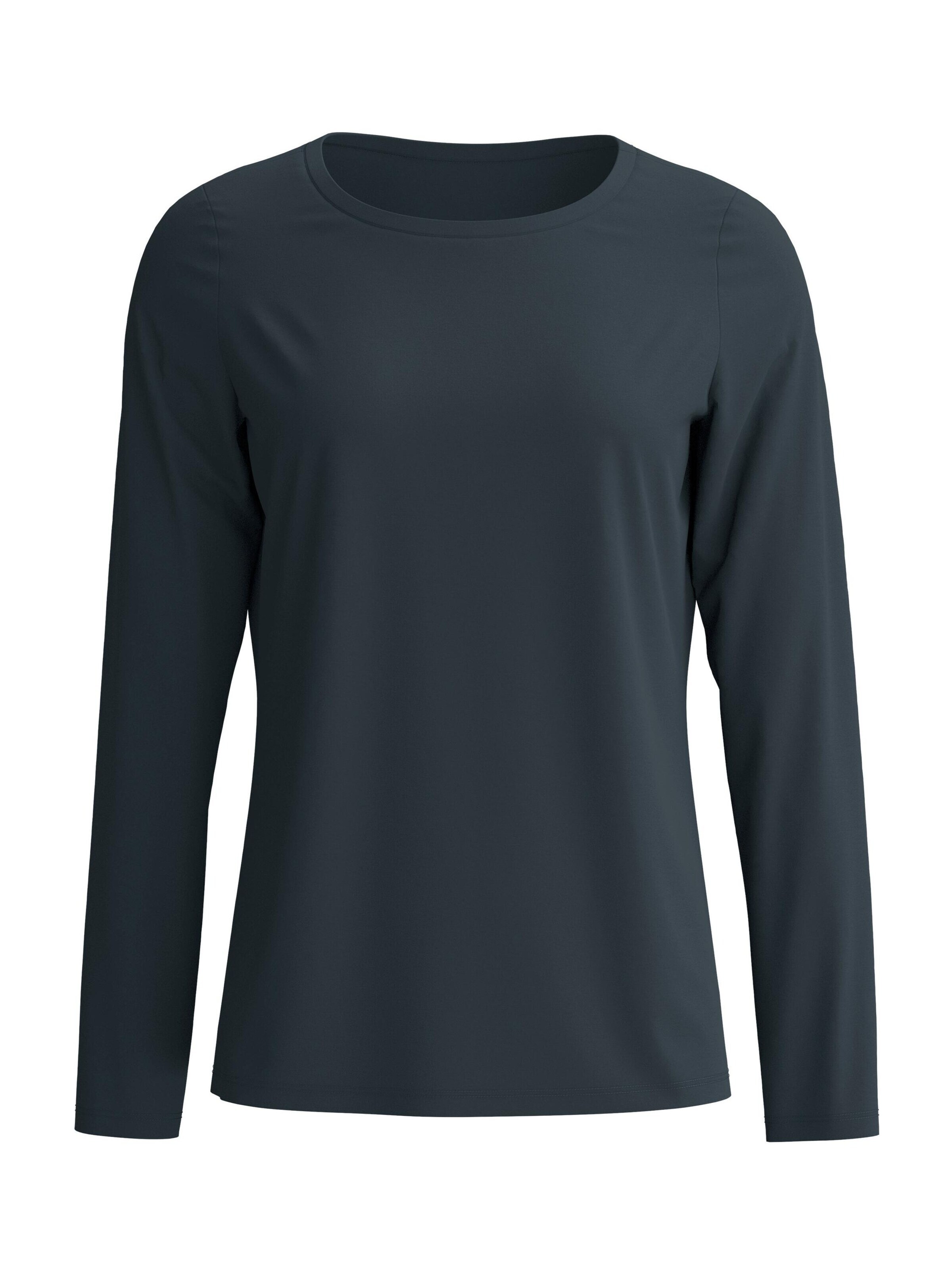 Camicia da notte 'Sleep Over M&M' di CALIDA in nero: frontale