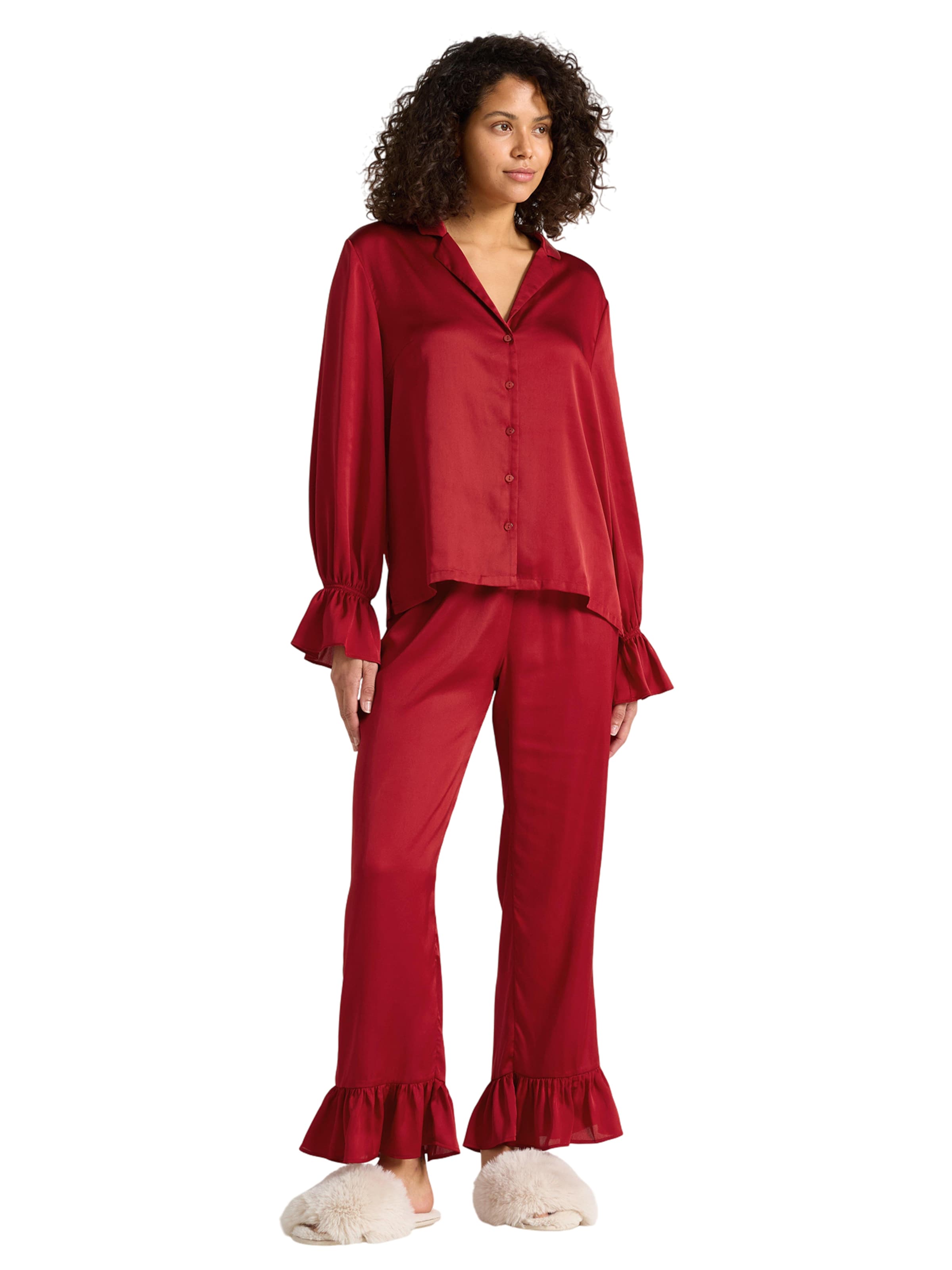 Lindex Pyjamahose in Rot: Vorderseite