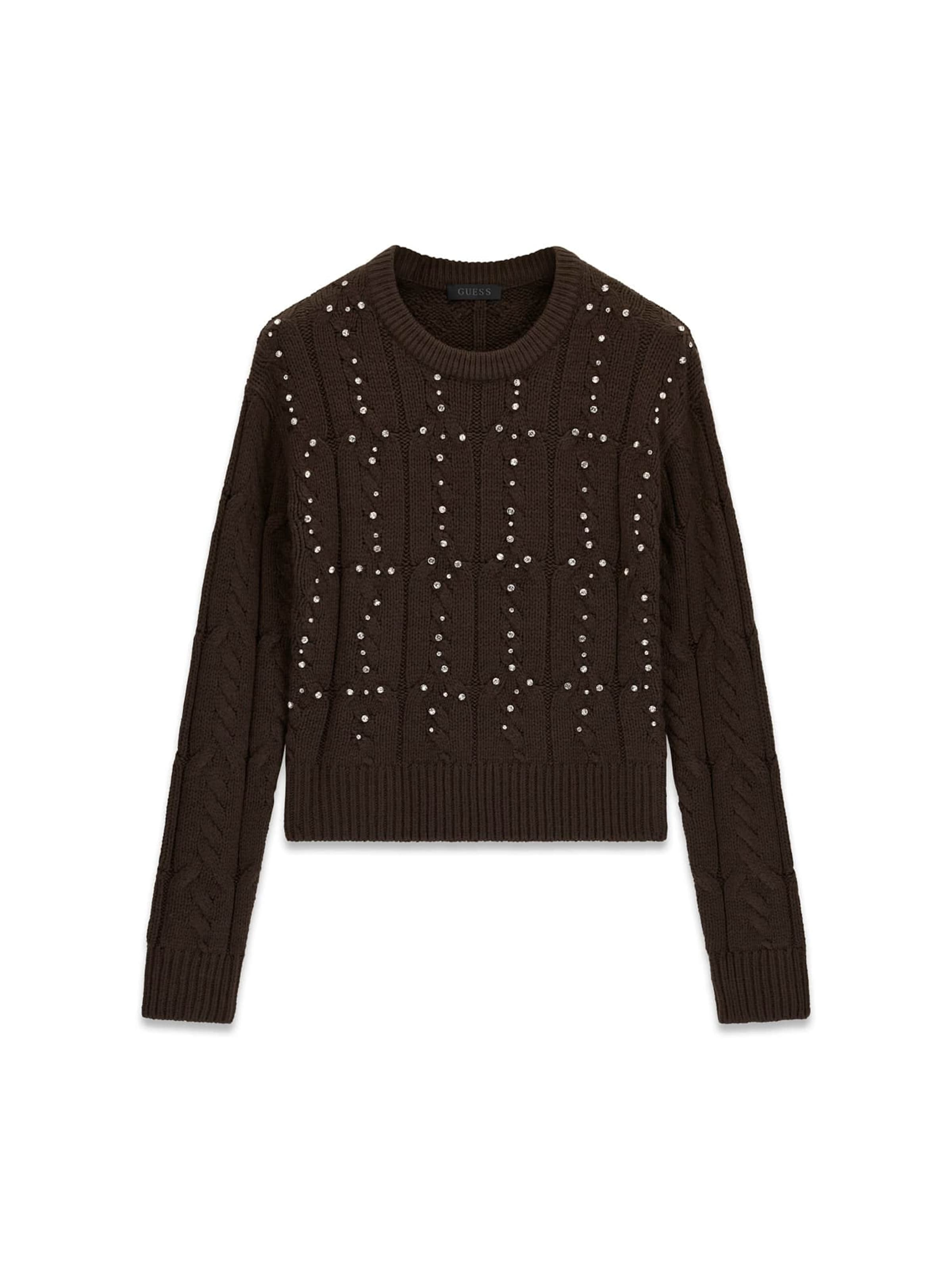 GUESS Sweater in Brown: front