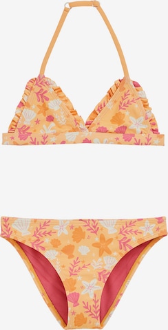 WE Fashion Push-up Bikini värissä oranssi: etupuoli