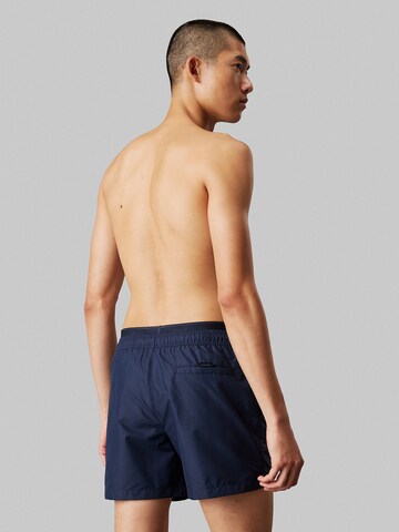 Shorts de bain 'Meta Legacy' Calvin Klein Swimwear en bleu