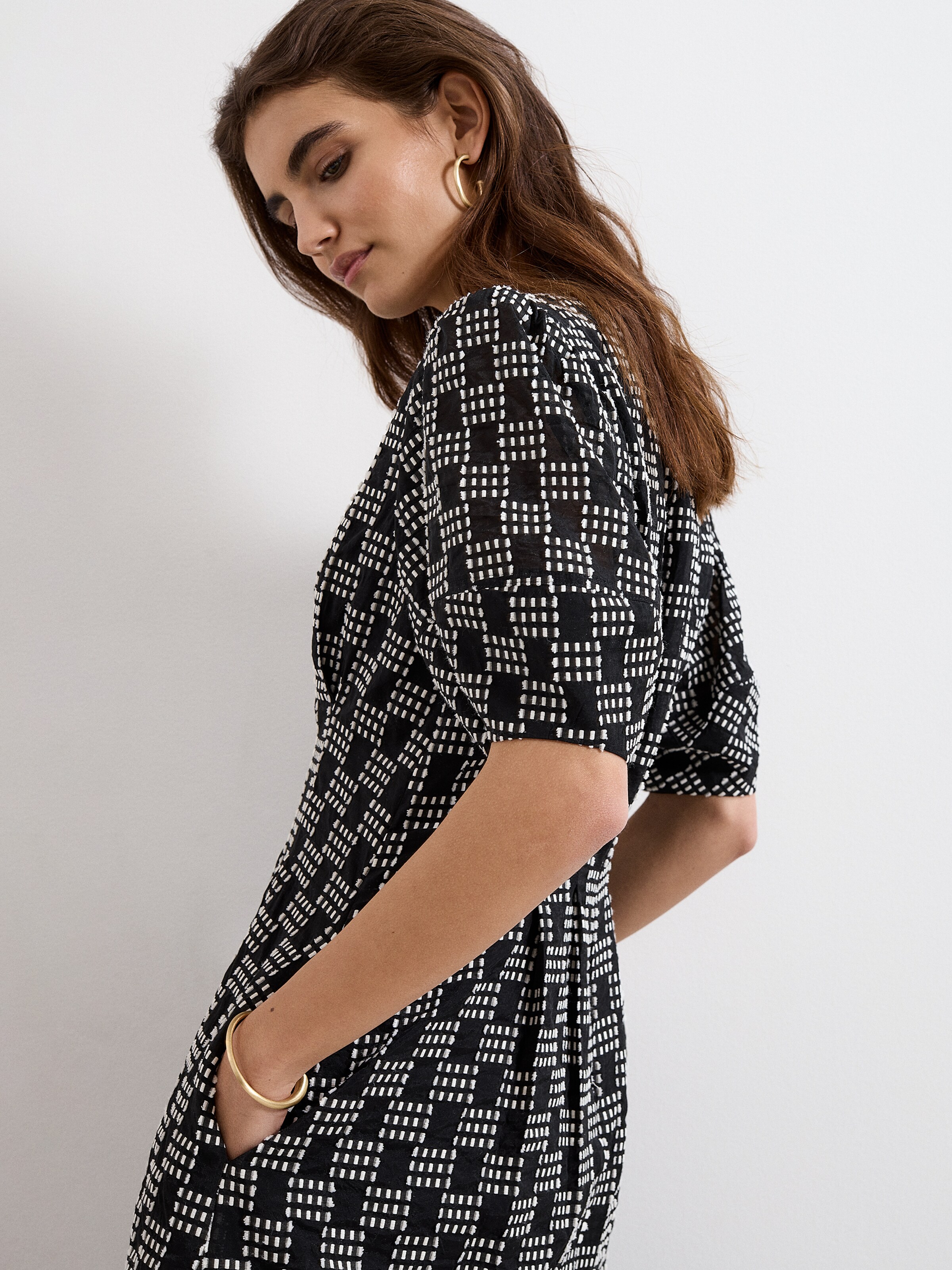 Phase Eight Dress in Black: side