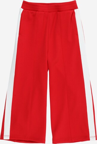 GAP Wide leg Broek in Rood: voorkant