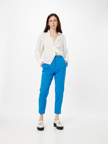 PINKO Regular Trousers with creases 'POTENZA' in Blue