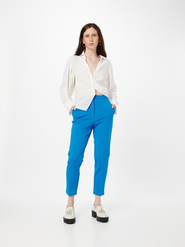 PINKO Regular Pleated Pants 'POTENZA' in Blue