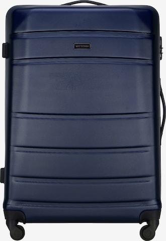 Wittchen Suitcase 'Globe line' in Blue: front